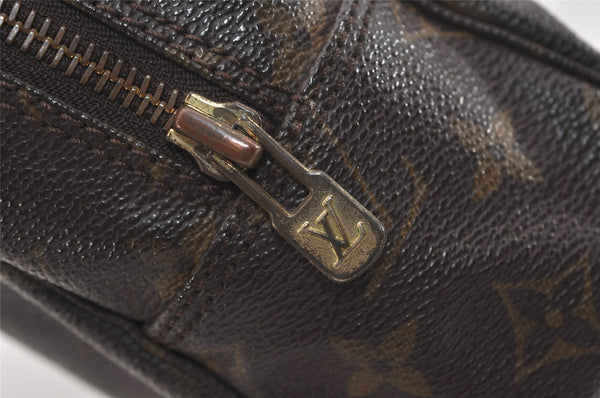 Auth Louis Vuitton Monogram Trousse Toilette 28 Clutch Hand Bag M47522 LV 5484J