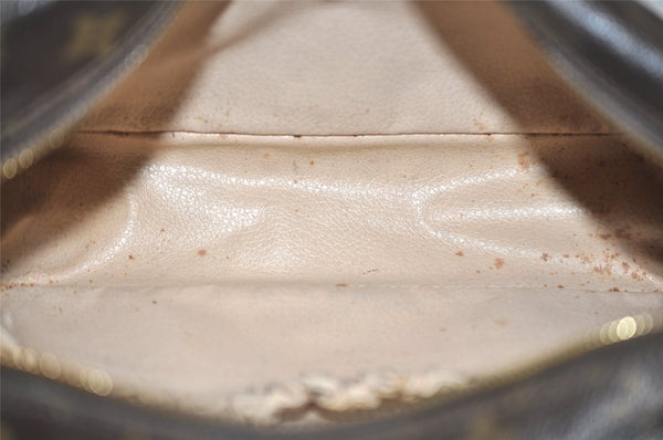 Auth Louis Vuitton Monogram Trousse Toilette 28 Clutch Hand Bag M47522 LV 5484J