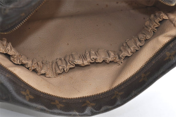 Auth Louis Vuitton Monogram Trousse Toilette 28 Clutch Hand Bag M47522 LV 5484J