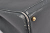 Authentic GUCCI Bamboo 2Way Hand Shoulder Bag Purse Leather Green Junk 5484K