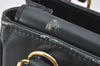 Authentic GUCCI Bamboo 2Way Hand Shoulder Bag Purse Leather Green Junk 5484K