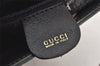 Authentic GUCCI Bamboo 2Way Hand Shoulder Bag Purse Leather Green Junk 5484K