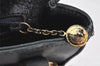 Authentic GUCCI Bamboo 2Way Hand Shoulder Bag Purse Leather Green Junk 5484K