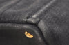 Authentic PRADA Vintage Canapa SS Denim 2Way Shoulder Hand Bag Purse Gray 5485J