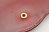 Authentic GUCCI Vintage Shoulder Cross Body Bag Purse Leather Bordeaux 5485K