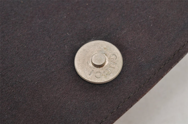 Authentic GUCCI Vintage Shoulder Bag Purse Leather 0013195 Brown 5488I