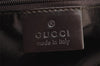 Authentic GUCCI Vintage Shoulder Bag Purse Leather 0013195 Brown 5488I