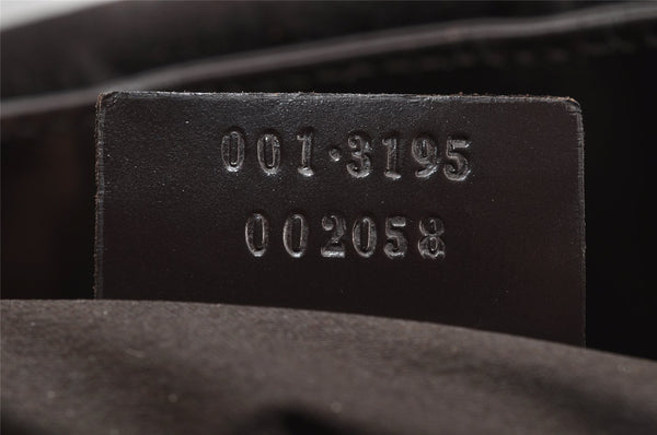 Authentic GUCCI Vintage Shoulder Bag Purse Leather 0013195 Brown 5488I