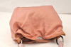 Authentic Christian Dior Maris Pearl Hand Bag Purse Nylon Pink Junk 5488K