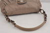 Authentic PRADA VITELLO BELT Leather Shoulder Hand Bag Purse BR2759 Gray 5489J