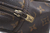 Auth Louis Vuitton Monogram Trousse Toilette 28 Clutch Hand Bag M47522 LV 5490J
