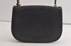 Authentic GUCCI Vintage Hand Bag Purse Leather Black Junk 5490K