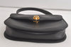 Authentic GUCCI Vintage Hand Bag Purse Leather Black Junk 5490K