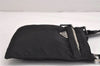 Authentic PRADA Nylon Tessuto Leather Shoulder Cross Body Bag Purse Black 5491J