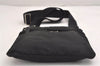 Authentic PRADA Nylon Tessuto Leather Shoulder Cross Body Bag Purse Black 5491J
