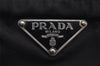 Authentic PRADA Nylon Tessuto Leather Shoulder Cross Body Bag Purse Black 5491J