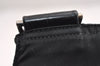Authentic PRADA Nylon Tessuto Leather Shoulder Cross Body Bag Purse Black 5491J