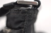 Authentic PRADA Nylon Tessuto Leather Shoulder Cross Body Bag Purse Black 5491J