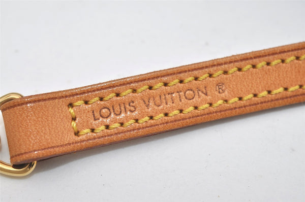 Authentic Louis Vuitton Leather Shoulder Strap Beige 47.2" LV 5493I