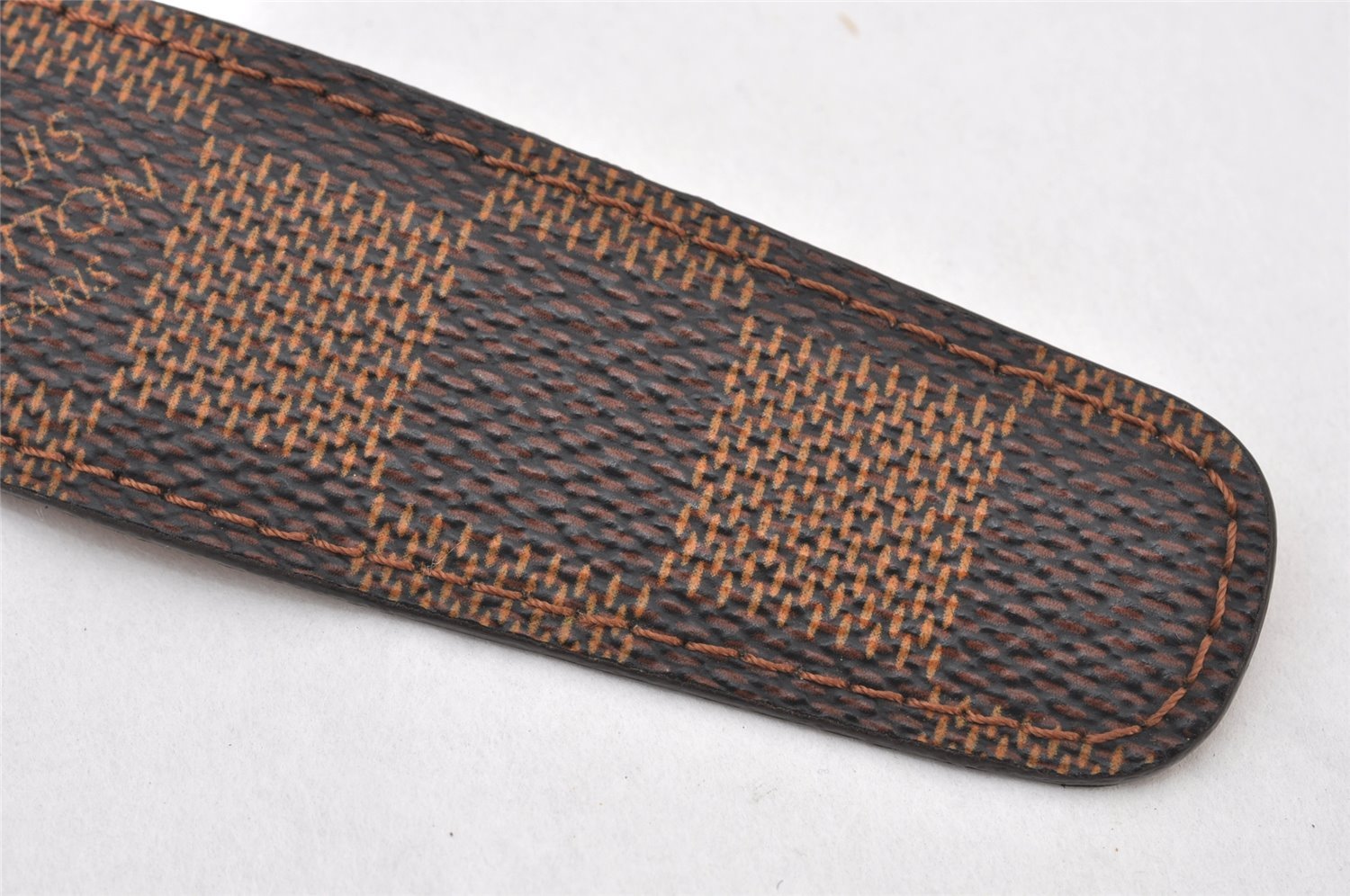 Authentic Louis Vuitton Damier Ceinture Ellipse Belt 85cm 33.5