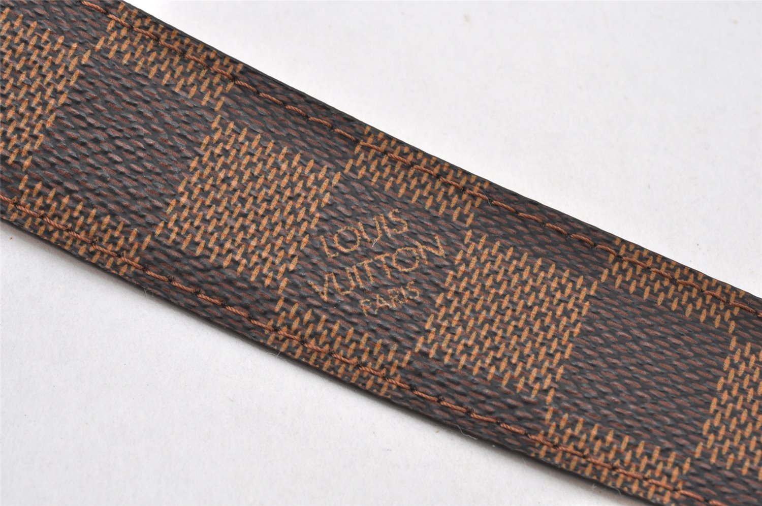 Authentic Louis Vuitton Damier Ceinture Ellipse Belt 85cm 33.5