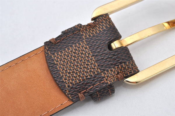 Authentic Louis Vuitton Damier Ceinture Ellipse Belt 85cm 33.5" M6995 LV 5494K