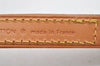 Authentic Louis Vuitton Leather Shoulder Strap Beige 40.2-46.9" LV 5497I