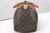 Authentic Louis Vuitton Monogram Speedy 35 Hand Boston Bag M41524 LV 5497K