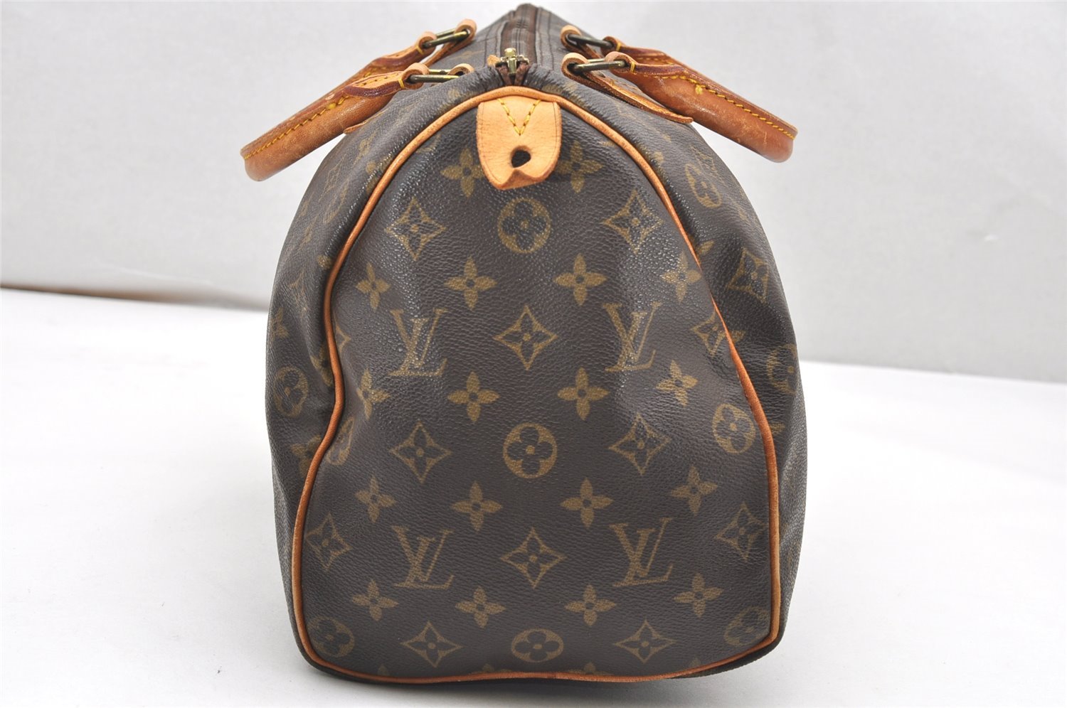 Authentic Louis Vuitton Monogram Speedy 35 Hand Boston Bag M41524 LV 5497K