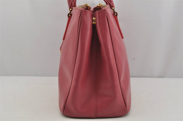 Authentic PRADA Saffiano Leather Vintage 2Way Shoulder Hand Bag Pink 5498J