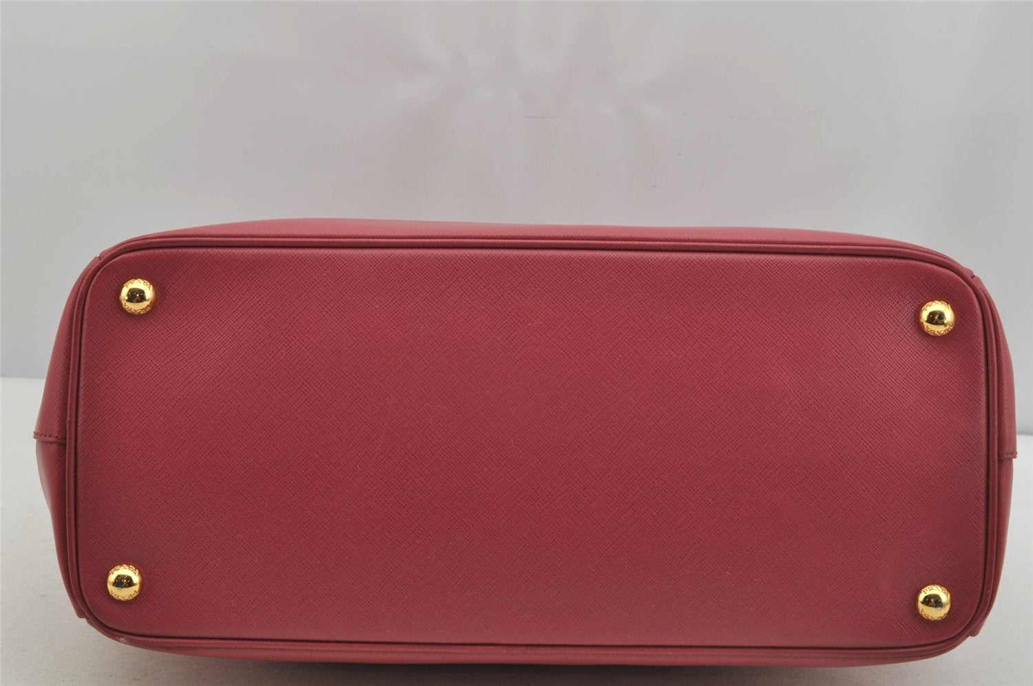 Authentic PRADA Saffiano Leather Vintage 2Way Shoulder Hand Bag Pink 5498J