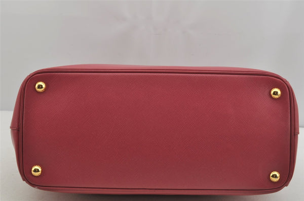 Authentic PRADA Saffiano Leather Vintage 2Way Shoulder Hand Bag Pink 5498J