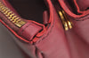 Authentic PRADA Saffiano Leather Vintage 2Way Shoulder Hand Bag Pink 5498J