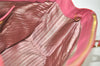 Authentic PRADA Saffiano Leather Vintage 2Way Shoulder Hand Bag Pink 5498J