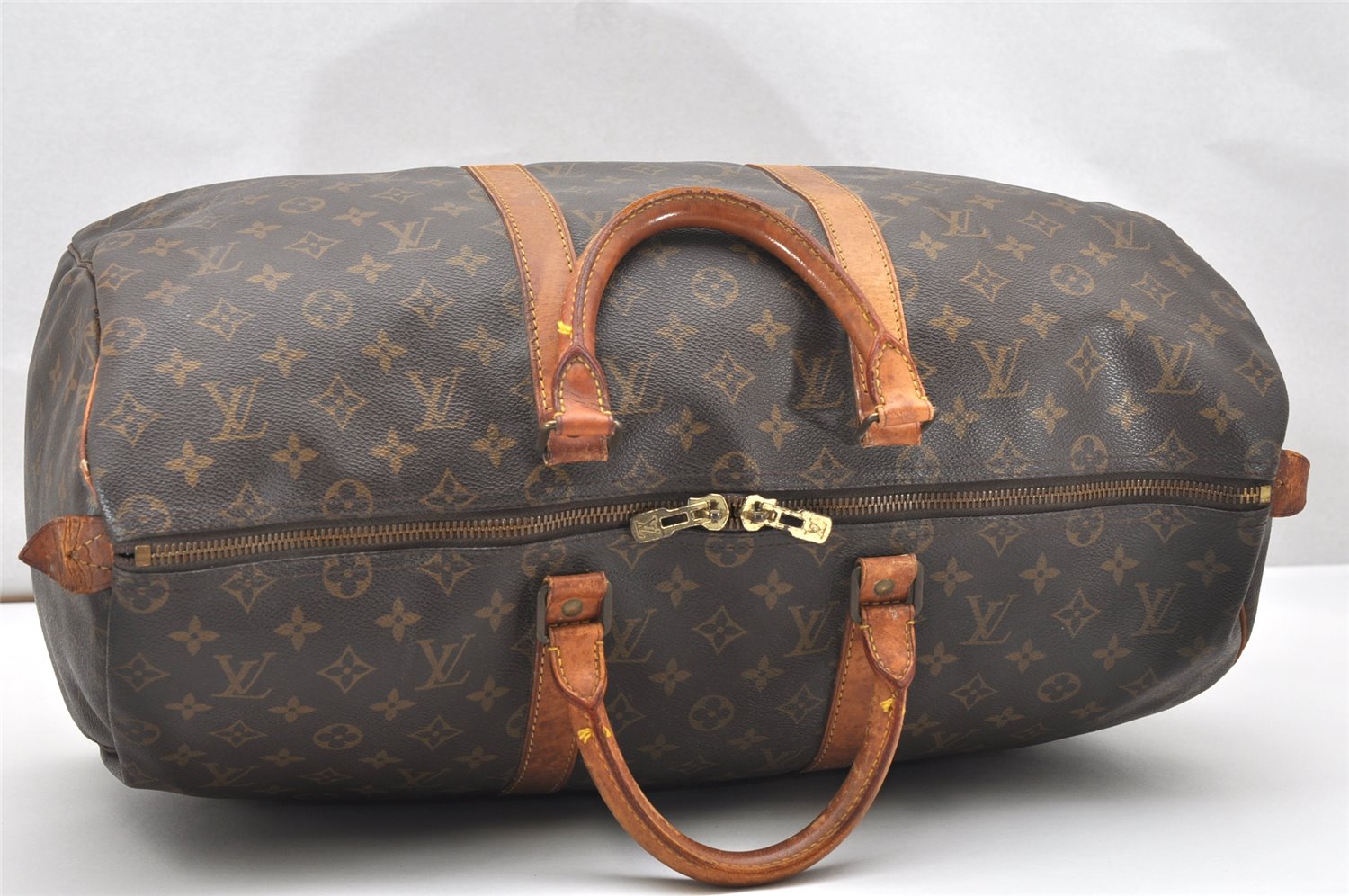 Authentic Louis Vuitton Monogram Keepall 50 Travel Boston Bag M41426 LV 5498K