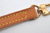 Authentic Louis Vuitton Leather Shoulder Strap Beige 46.9" LV 5500I