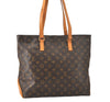 Authentic Louis Vuitton Monogram Cabas Mezzo Shoulder Tote Bag M51151 LV 5500K