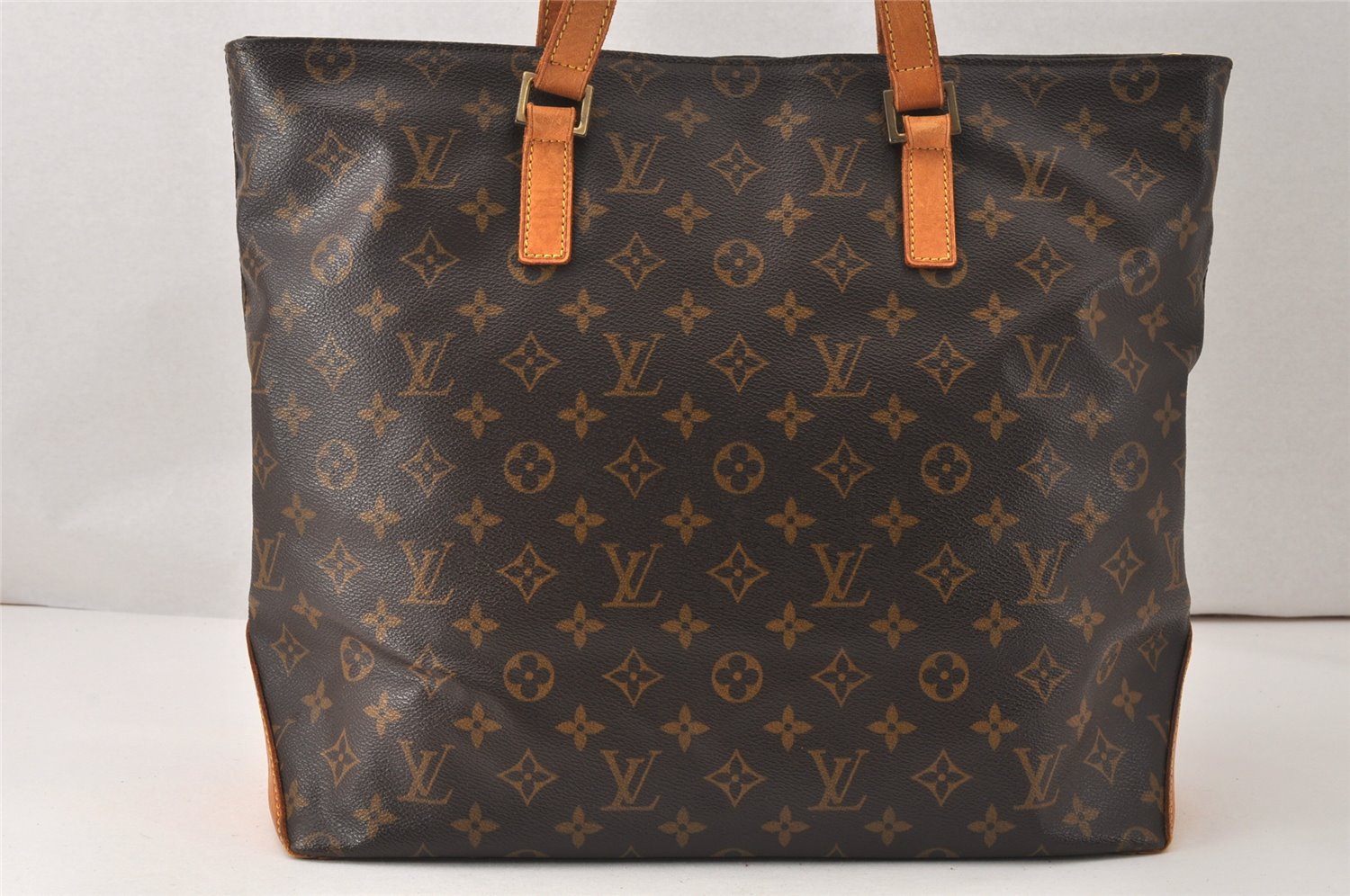 Authentic Louis Vuitton Monogram Cabas Mezzo Shoulder Tote Bag M51151 LV 5500K