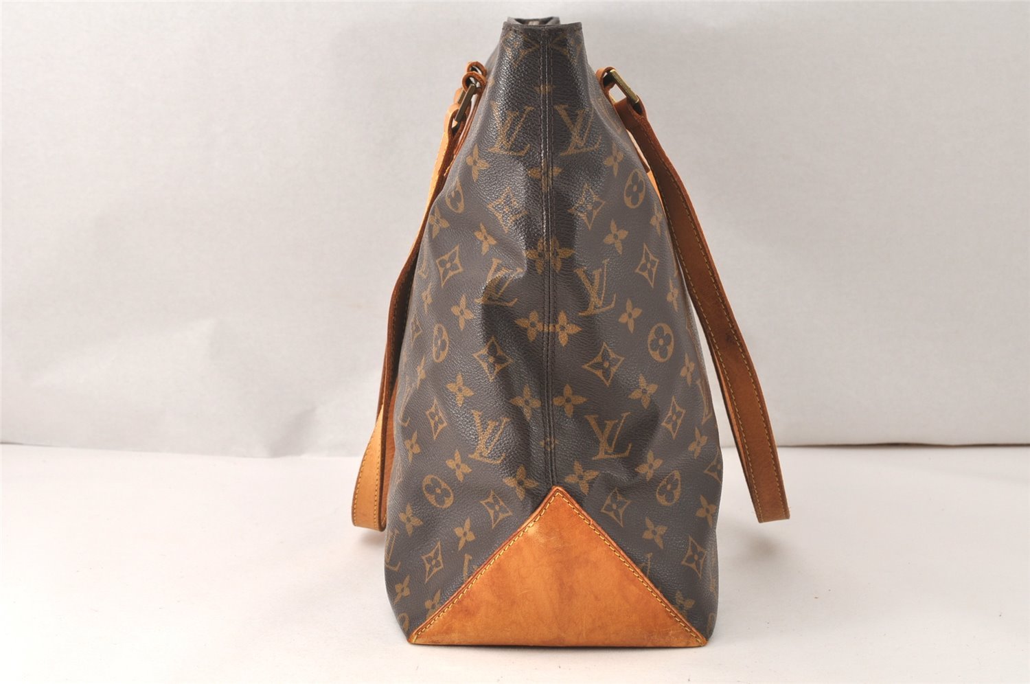 Authentic Louis Vuitton Monogram Cabas Mezzo Shoulder Tote Bag M51151 LV 5500K