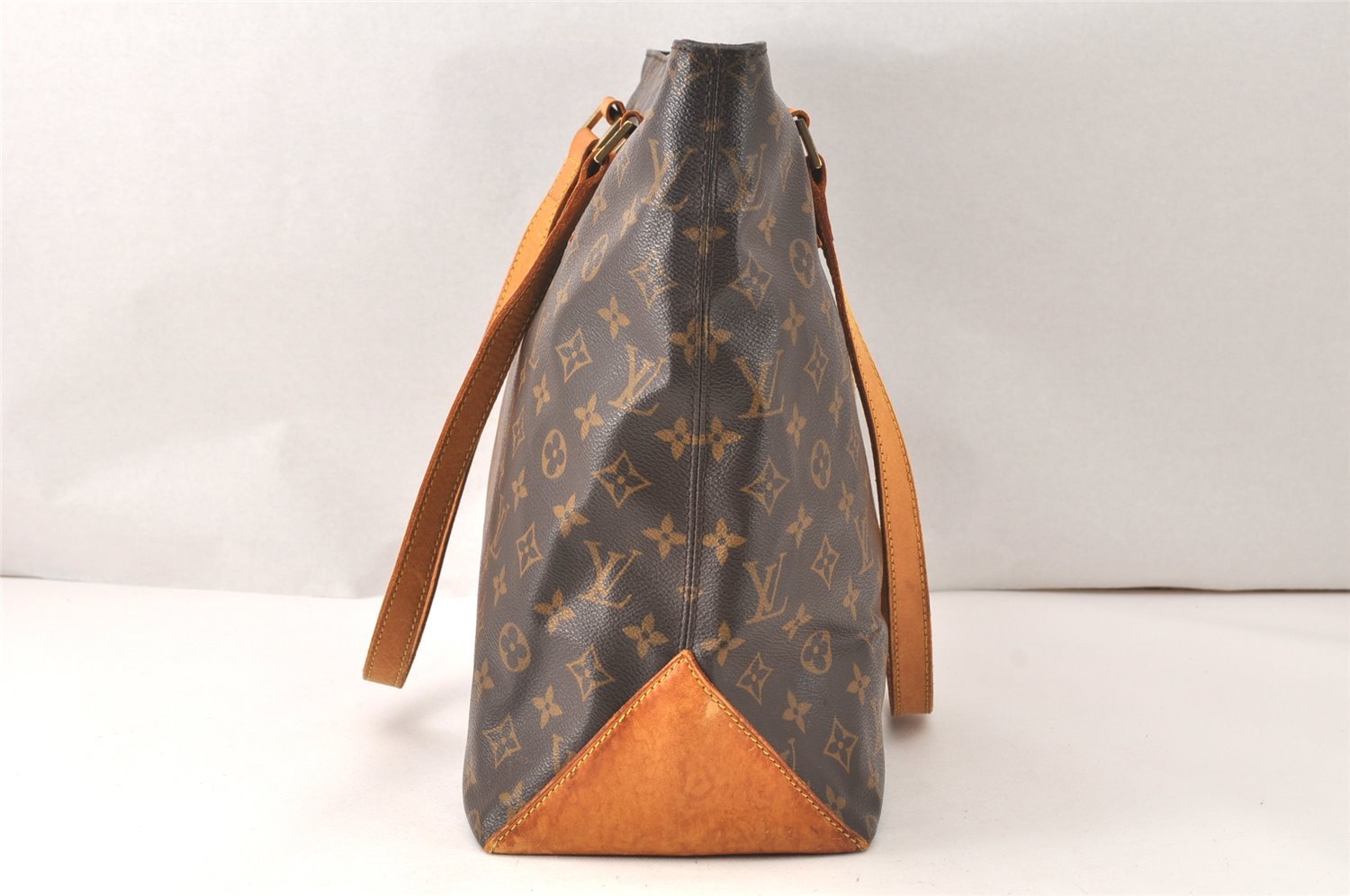 Authentic Louis Vuitton Monogram Cabas Mezzo Shoulder Tote Bag M51151 LV 5500K