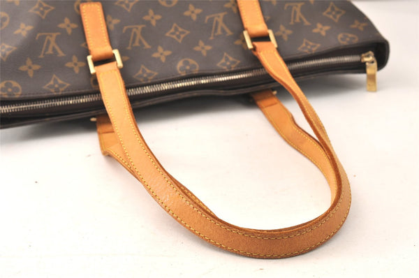 Authentic Louis Vuitton Monogram Cabas Mezzo Shoulder Tote Bag M51151 LV 5500K