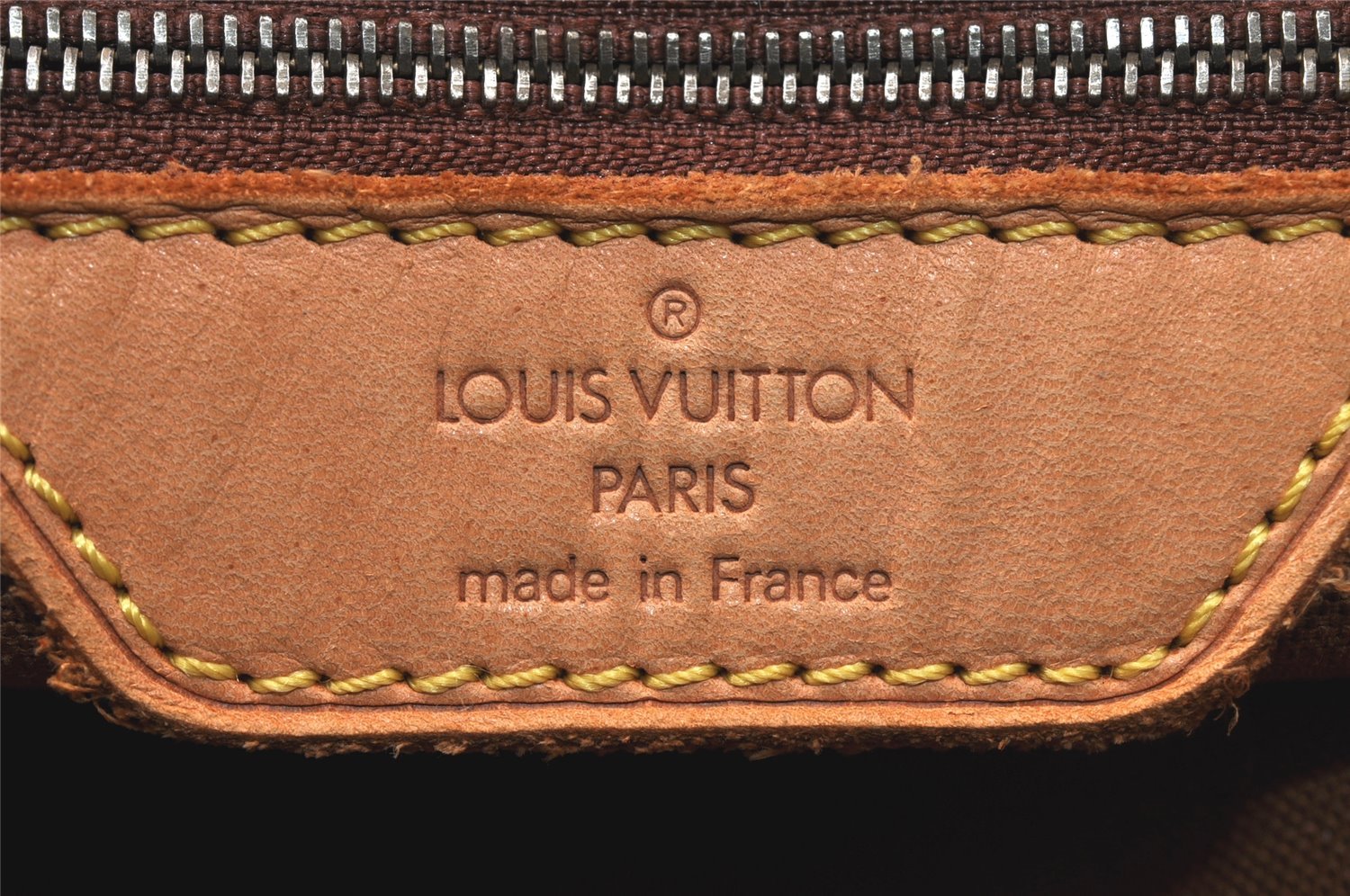 Authentic Louis Vuitton Monogram Cabas Mezzo Shoulder Tote Bag M51151 LV 5500K