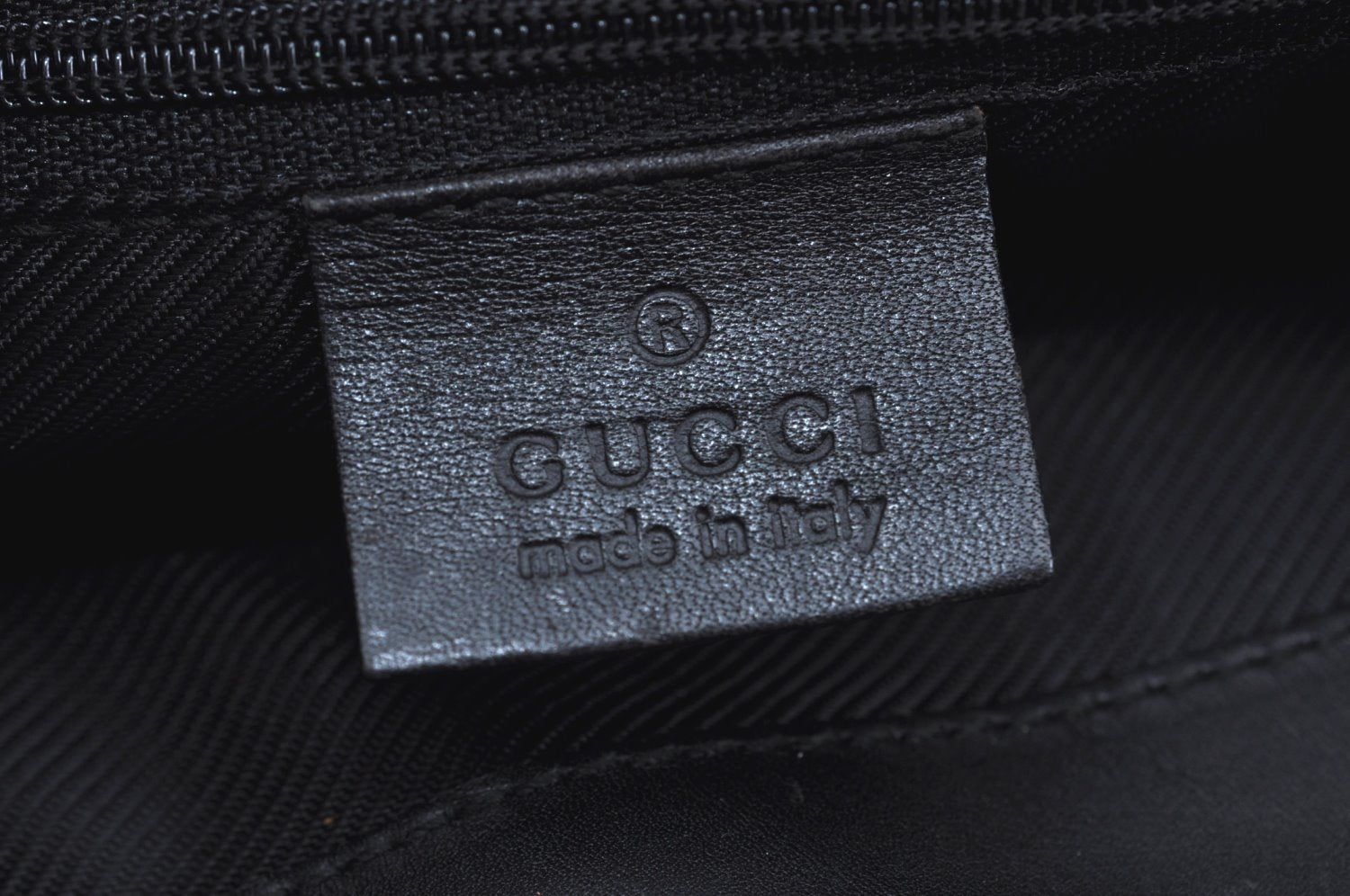 Authentic GUCCI Shoulder Tote Bag Purse GG Canvas Leather 0021099 Black 5501H