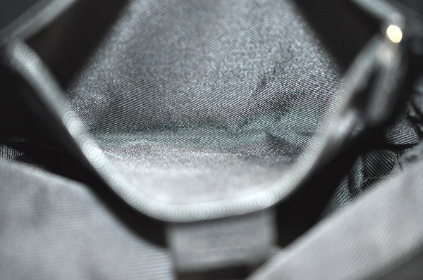 Authentic GUCCI Shoulder Tote Bag Purse GG Canvas Leather 0021099 Black 5501H