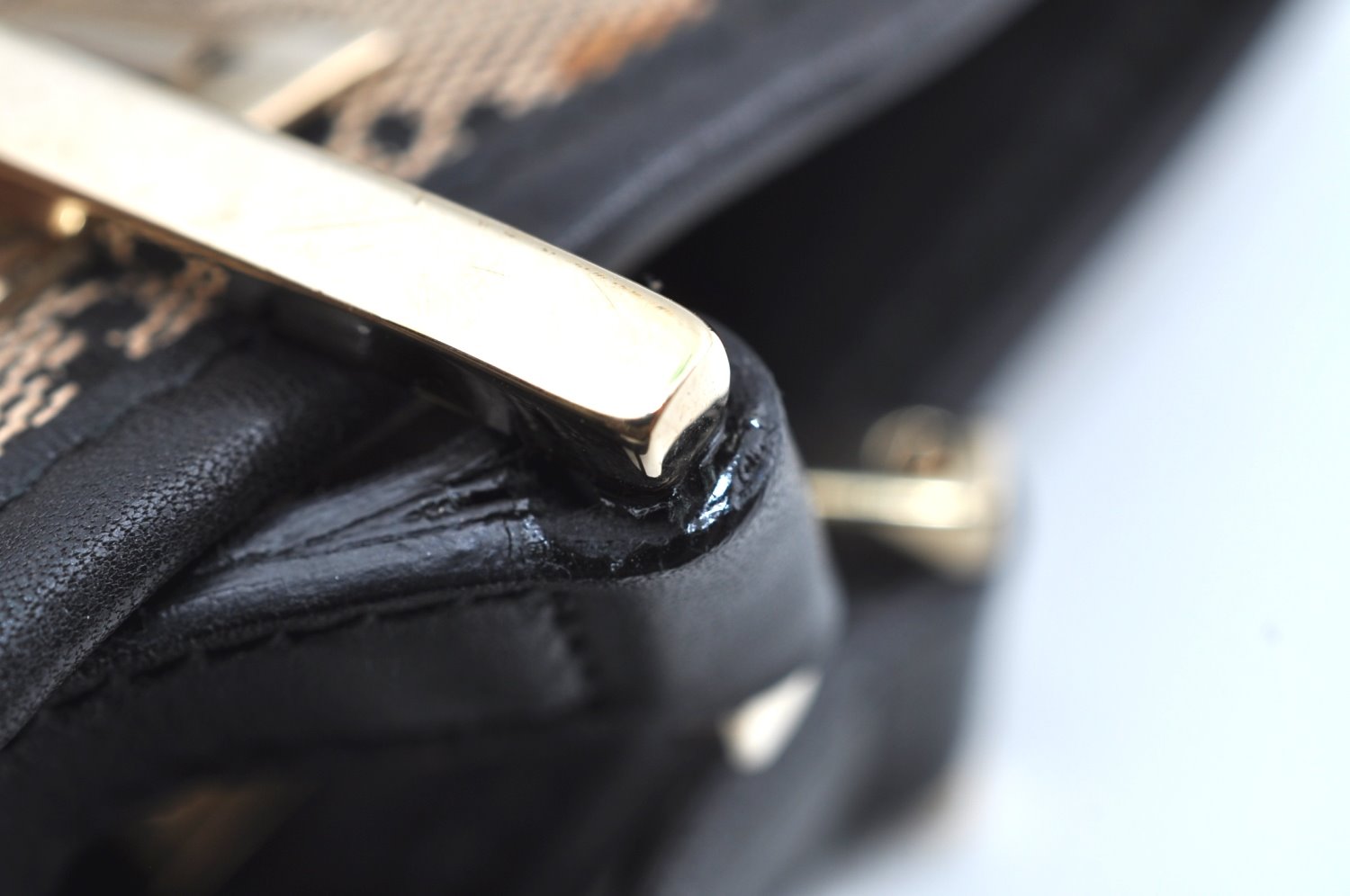 Authentic GUCCI Shoulder Tote Bag Purse GG Canvas Leather 0021099 Black 5501H