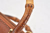 Authentic GUCCI Bamboo 2Way Shoulder Hand Bag Purse Leather Brown Junk 5502K