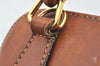 Authentic GUCCI Bamboo 2Way Shoulder Hand Bag Purse Leather Brown Junk 5502K