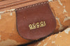 Authentic GUCCI Bamboo 2Way Shoulder Hand Bag Purse Leather Brown Junk 5502K
