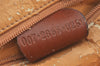 Authentic GUCCI Bamboo 2Way Shoulder Hand Bag Purse Leather Brown Junk 5502K