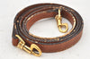 Authentic GUCCI Bamboo 2Way Shoulder Hand Bag Purse Leather Brown Junk 5502K